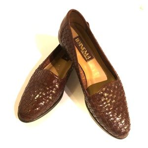 Ipanema Woven Leather Loafers - Size 9M - “Ruby”